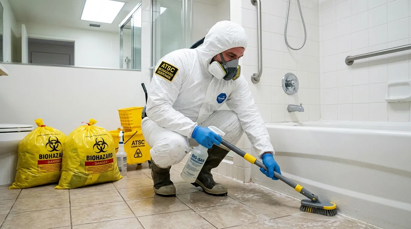 Decontamination equipment deployed for Blood Cleanup in Moraga